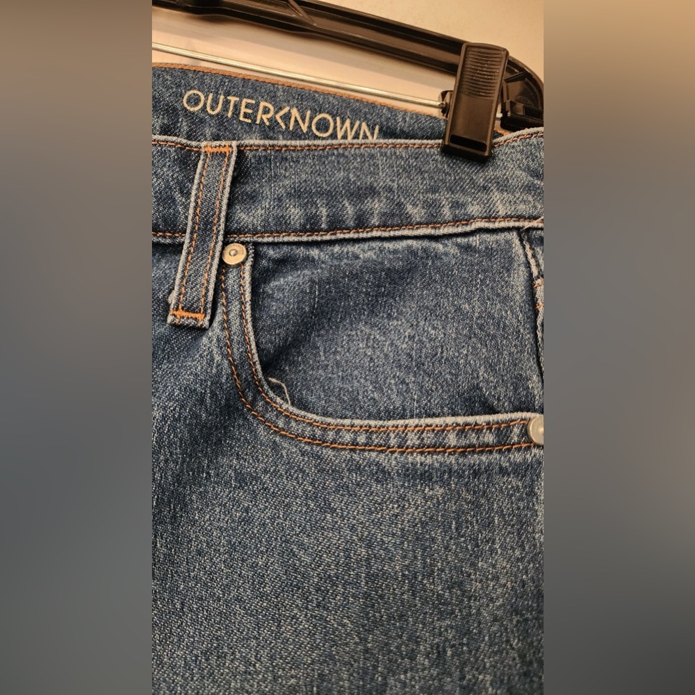 Outerknown Liberty Straight Women’s Blue S.E.A. Jeans Size 27 - Picture 9 of 15